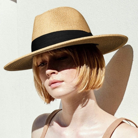 😘 Bestseller New Womens Mens Straw Beach Hat - Picture 5 of 14